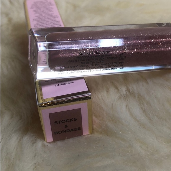 2/$25 - Too Faced Lip Gloss in Stocks & Bondage - Picture 4 of 7